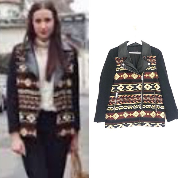 zara aztec jacket